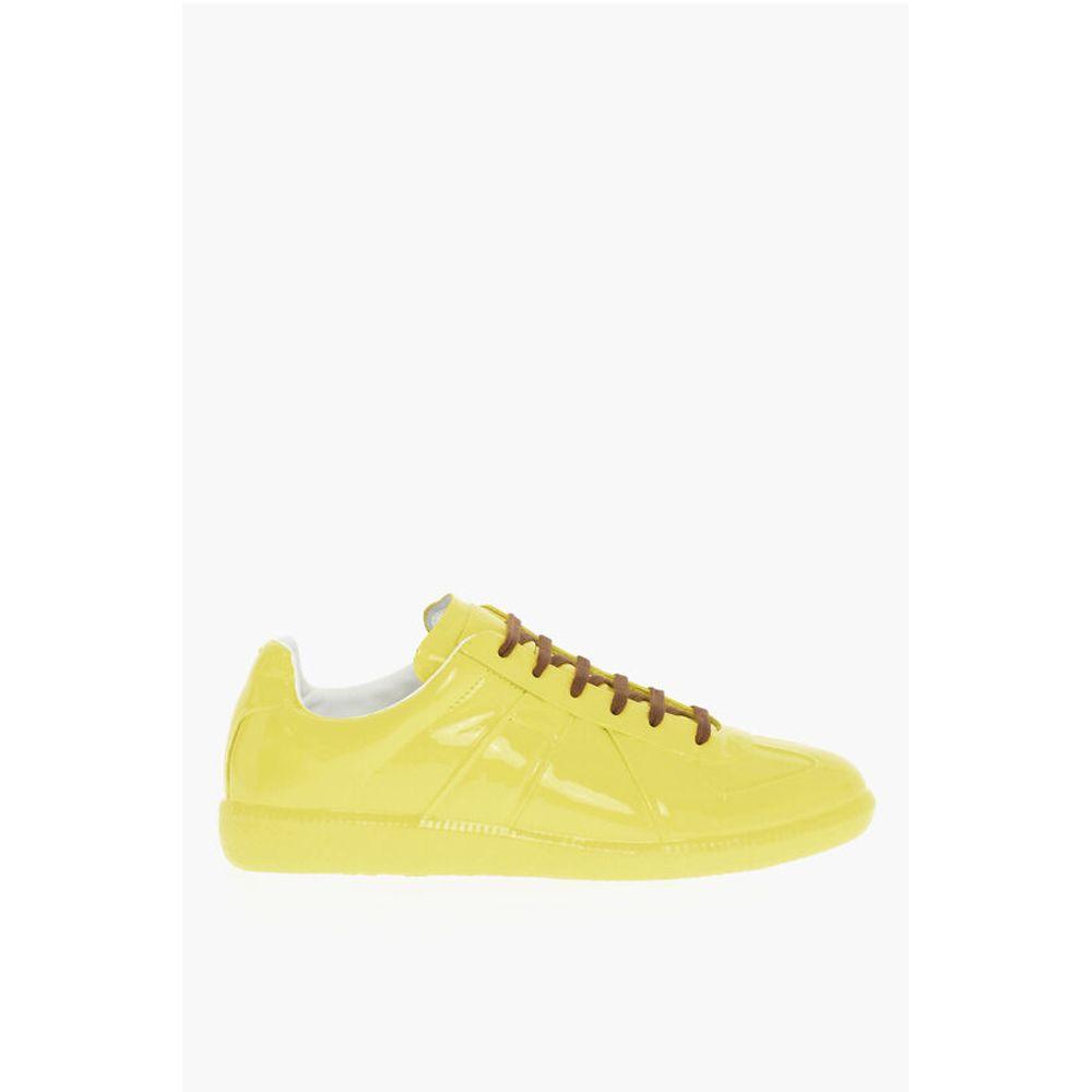 Maison Margiela メゾンマルジェラ スニーカー 黄 2007424S0182 Maison Margiela Nylon Printed Sneakers - Yellow Sneakers