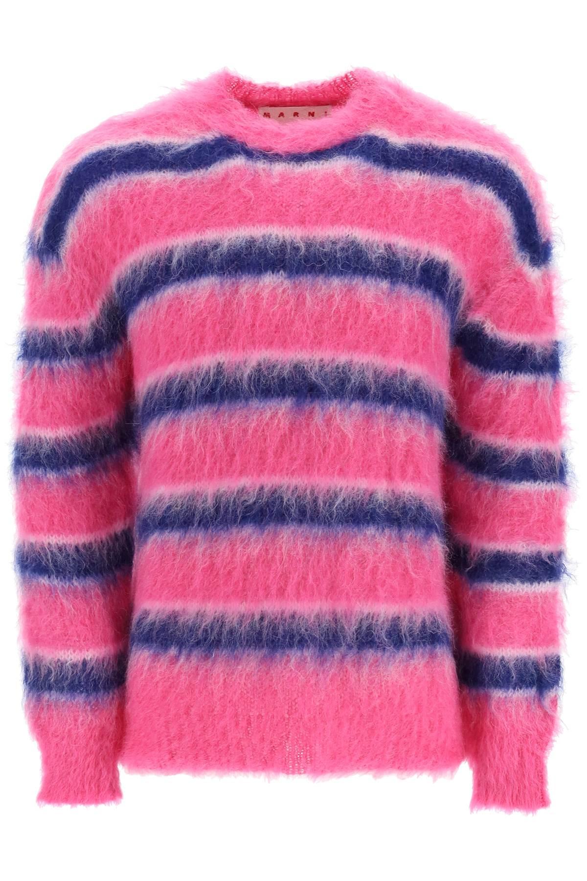 Marni Brushed Mohair Sweater in Pink 