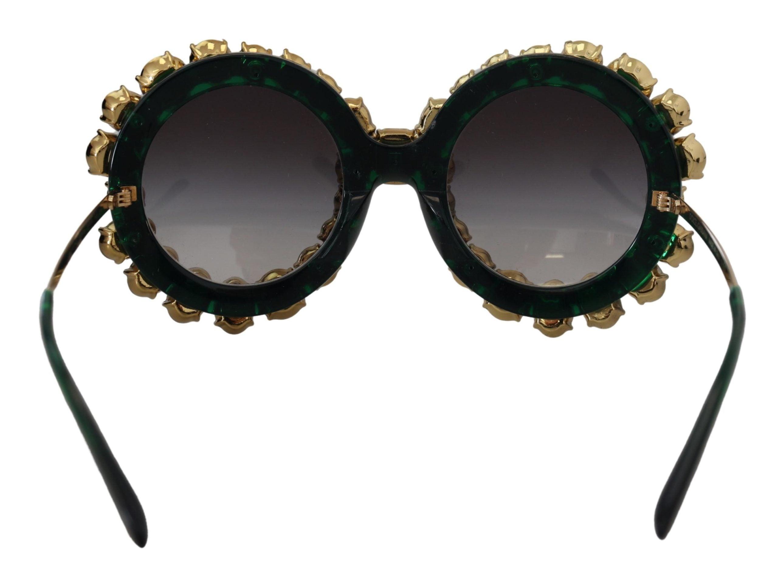 Dolce Gabbana Crystal Round Limited Edition Dg4291b Sunglasses in Black Lyst UK