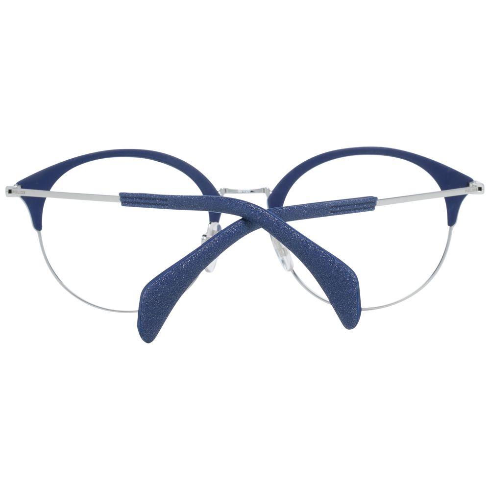Police Multicolor Metal & Plastic Glasses (frames) in Blue  display picture 3