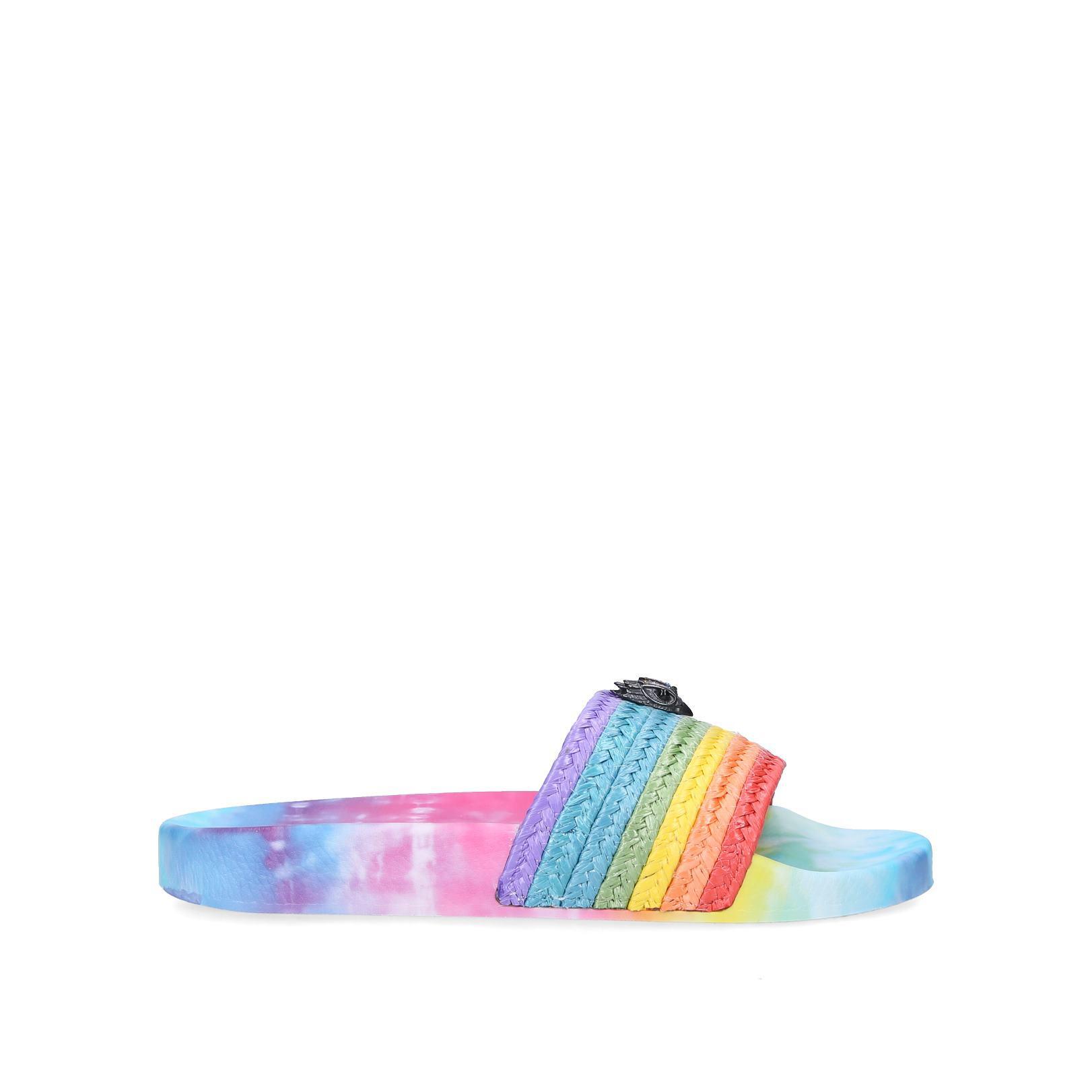 kurt geiger rainbow sliders