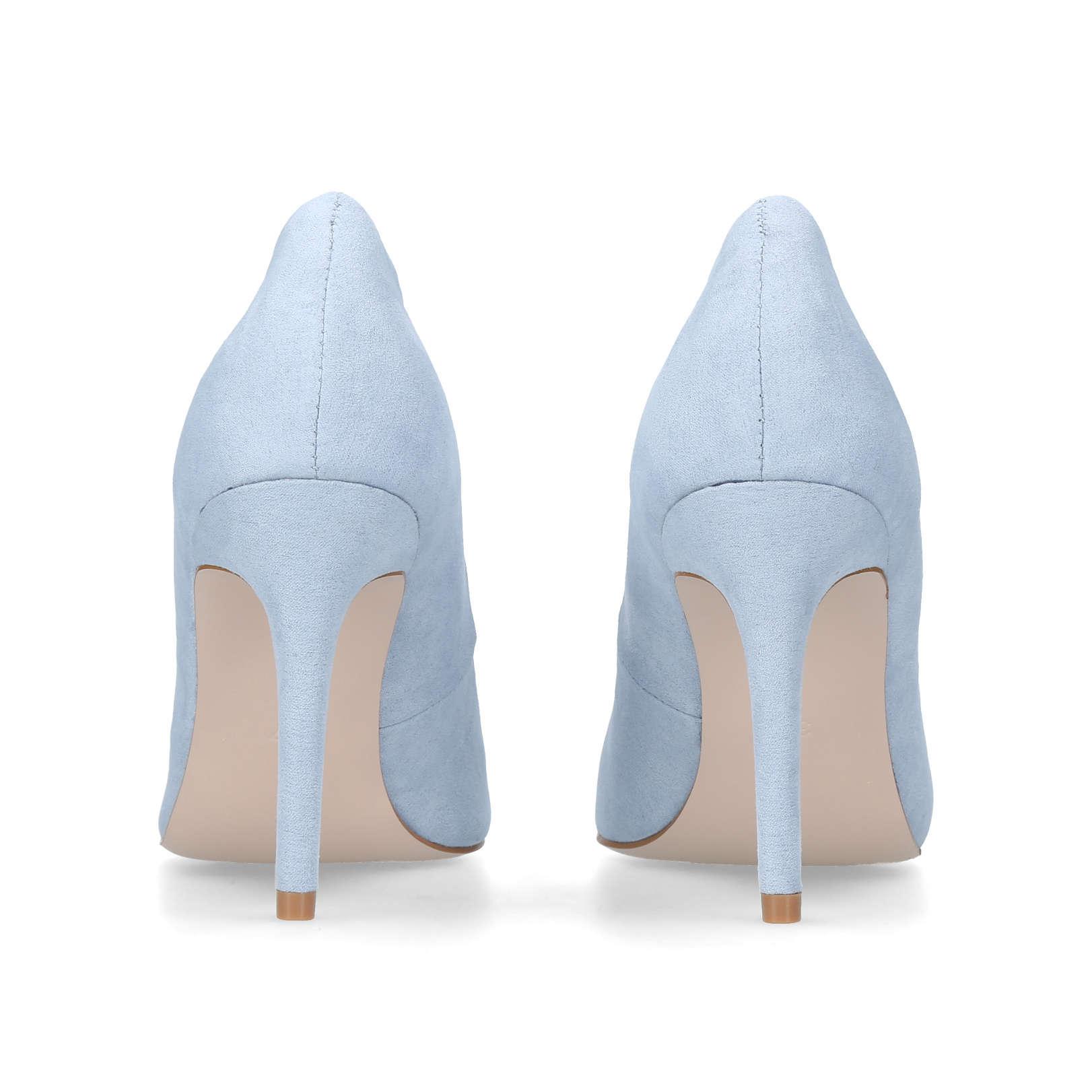 pale blue suede heels