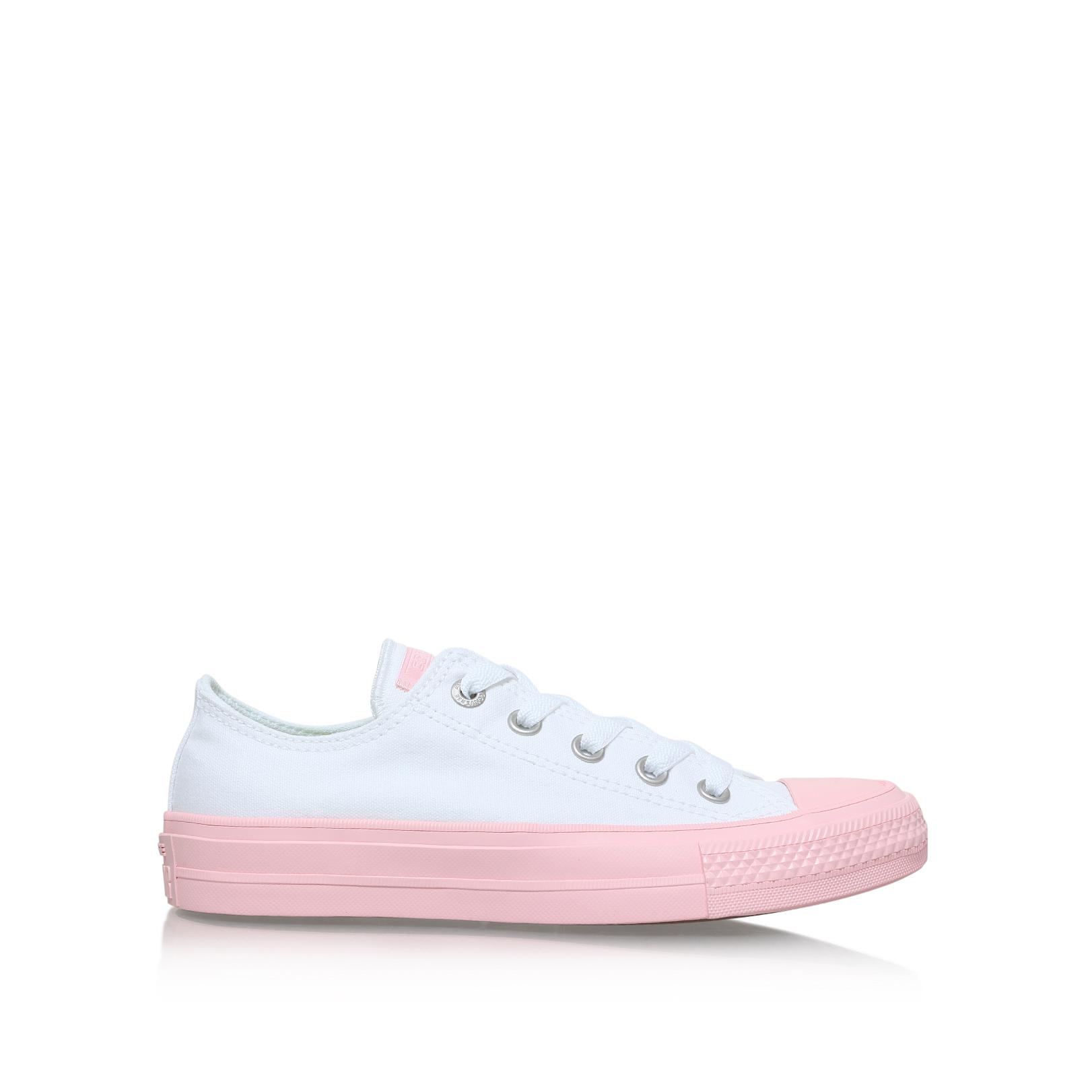 white converse with pink sole