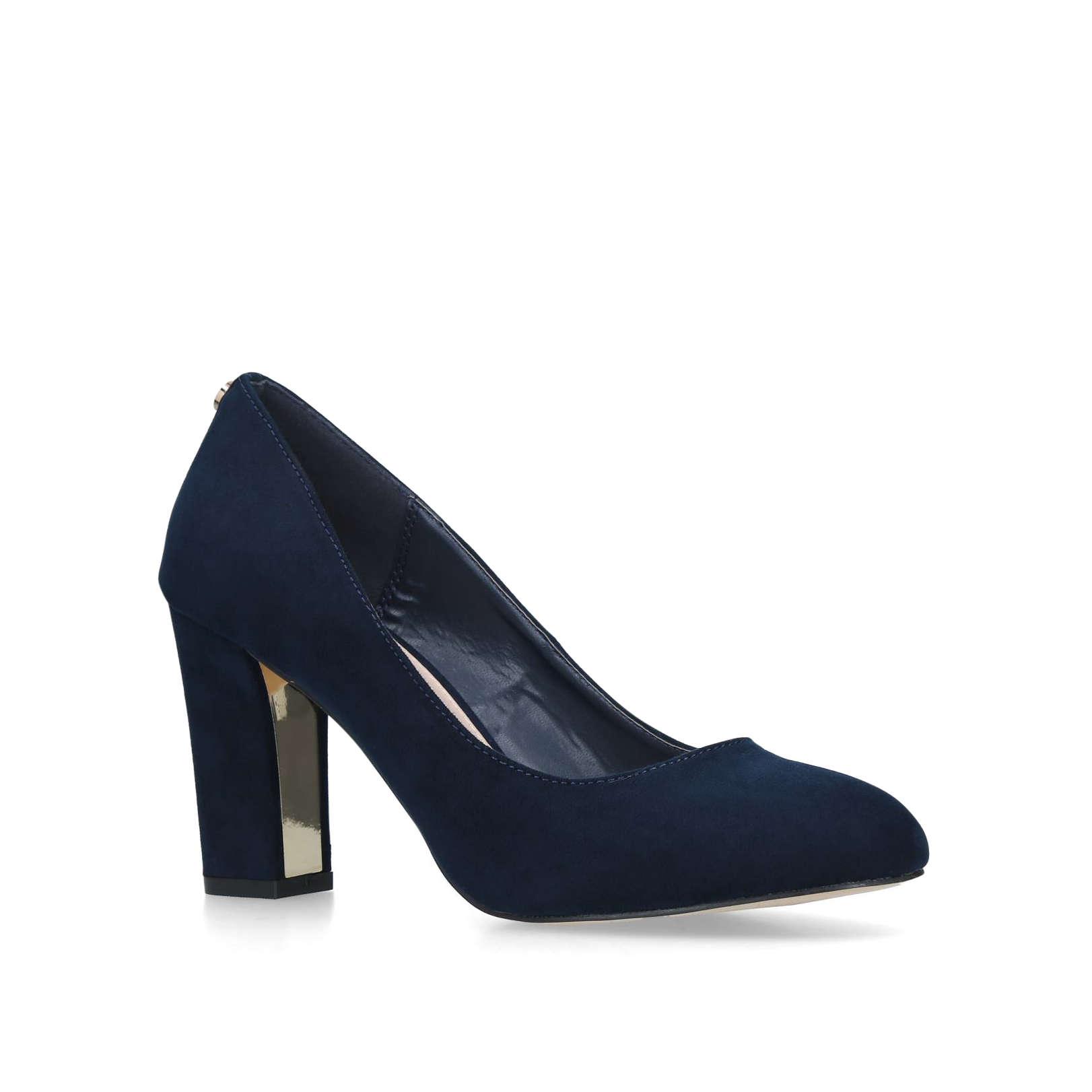 carvela navy heels
