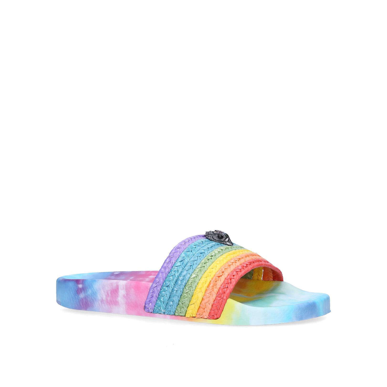 kurt geiger sliders rainbow
