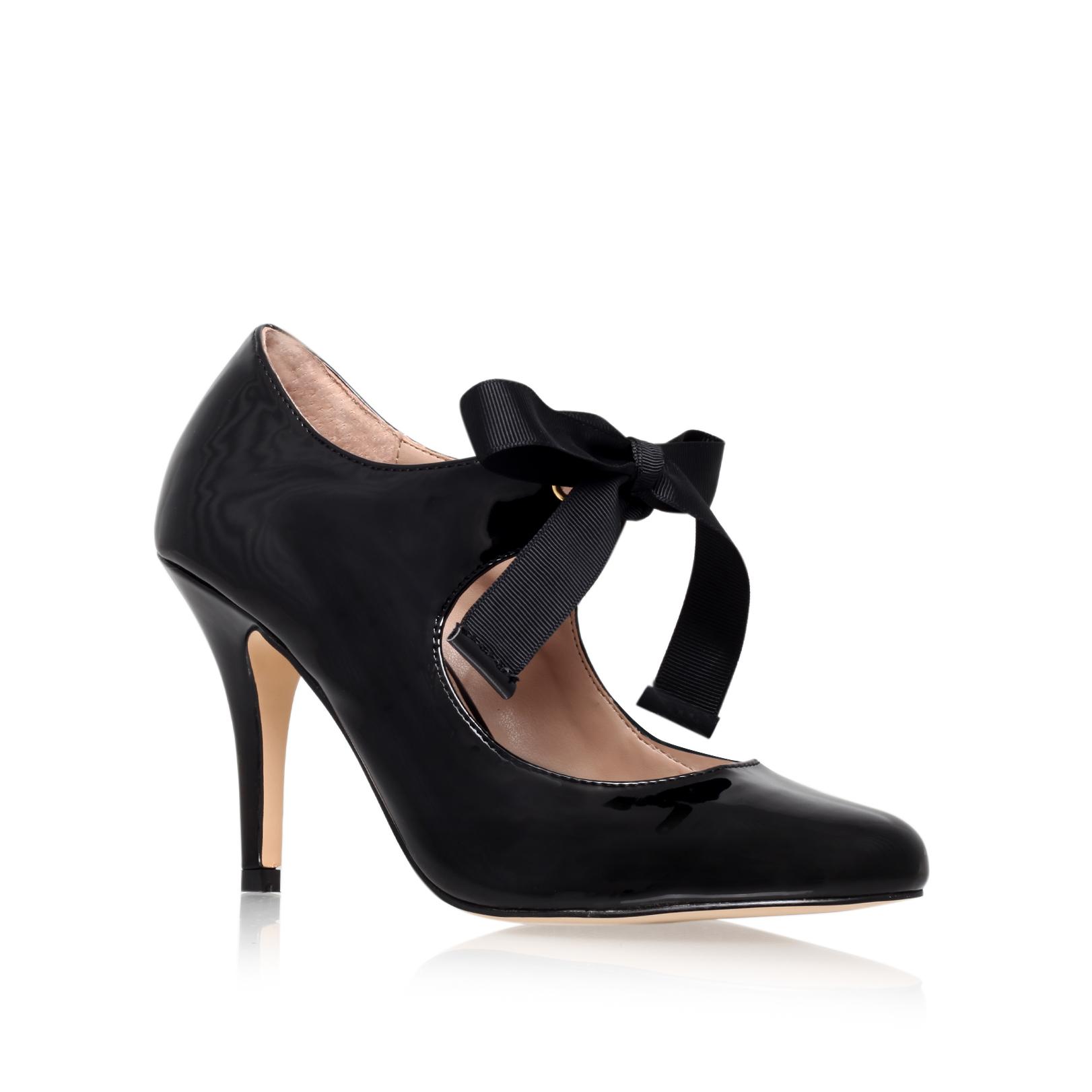 Carvela Kurt Geiger Katrina Ribbon Tie Court Shoe in Black | Lyst UK
