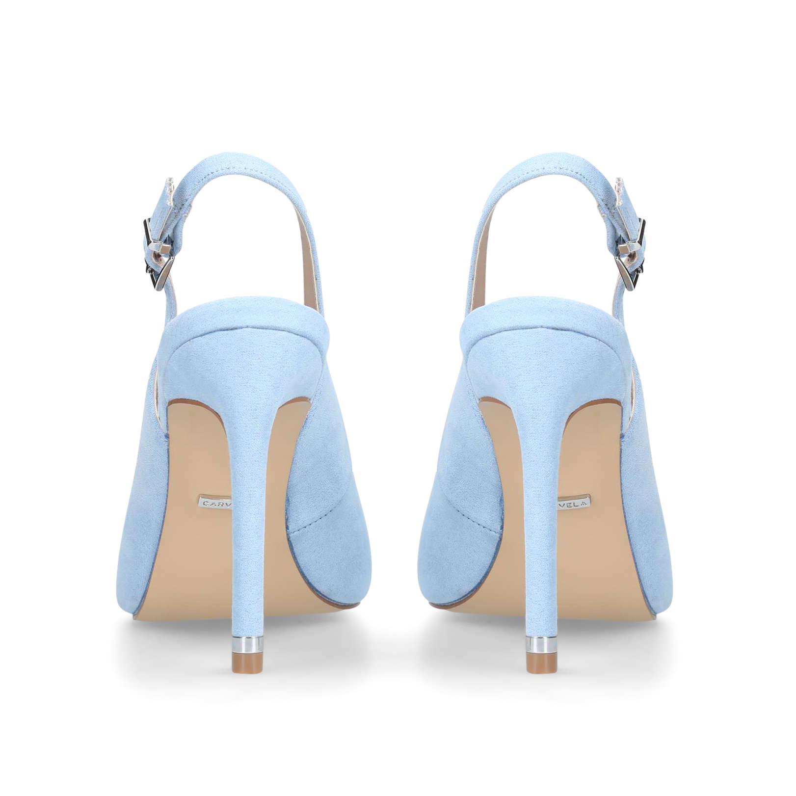 Carvela Kurt Geiger Synthetic Klass Pale Blue Court Shoe Lyst