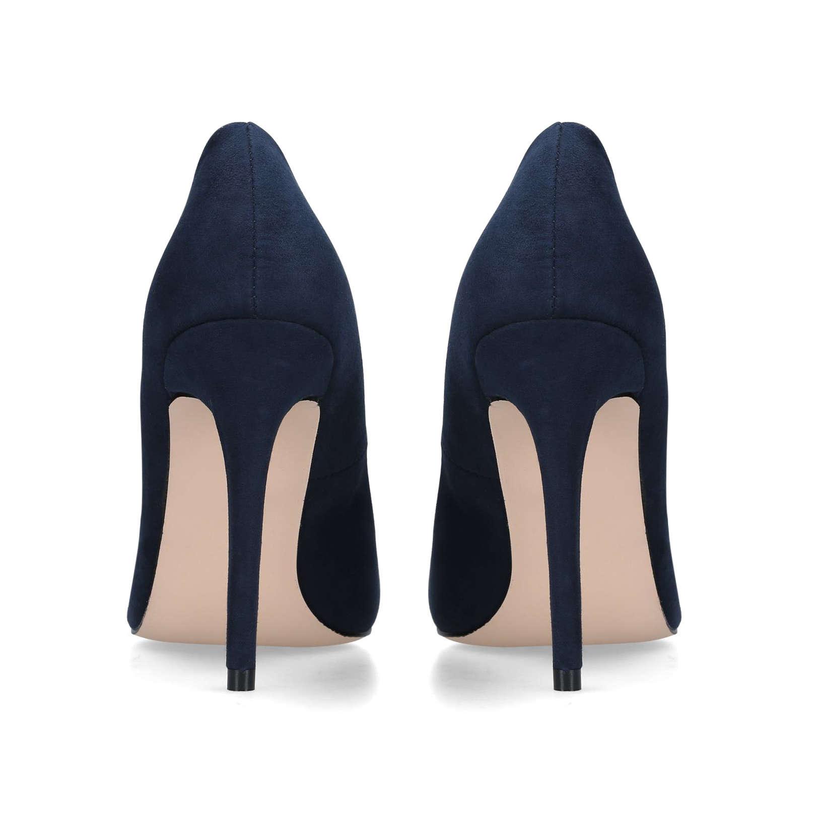 Faith Suede 'chloe' Wide Fit Court Shoes in Blue - Lyst