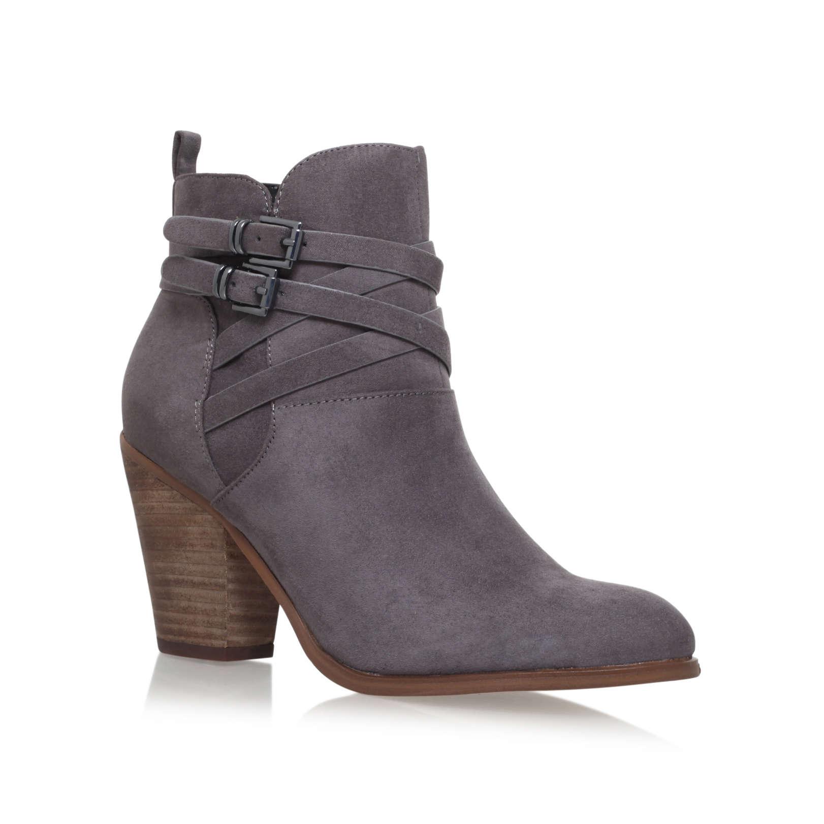 Miss Kg Synthetic Grey 'spike' High Heel Ankle Boots in Light Grey ...