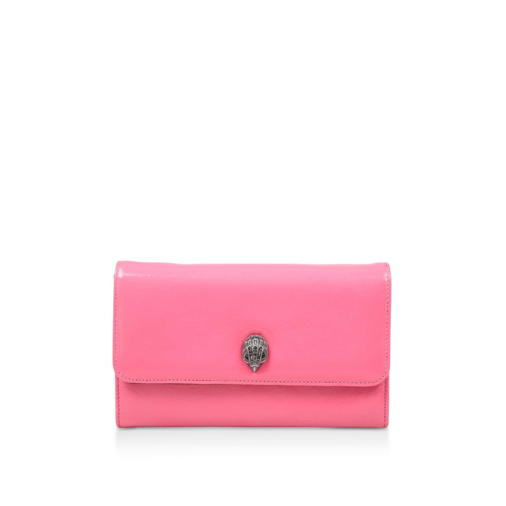 Kurt Geiger Womens Kensington Chain Wallet in Pink - Lyst