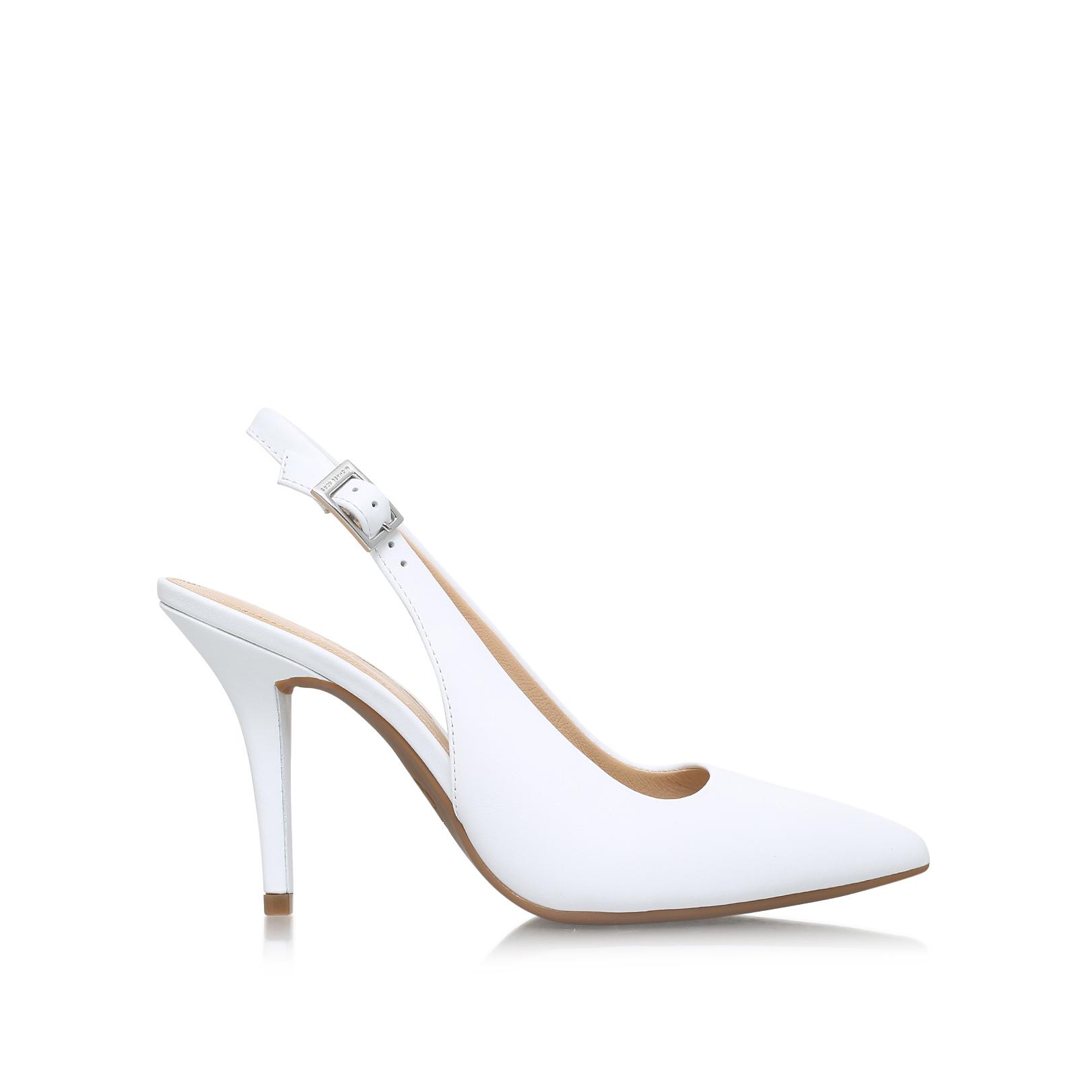 mk white heels