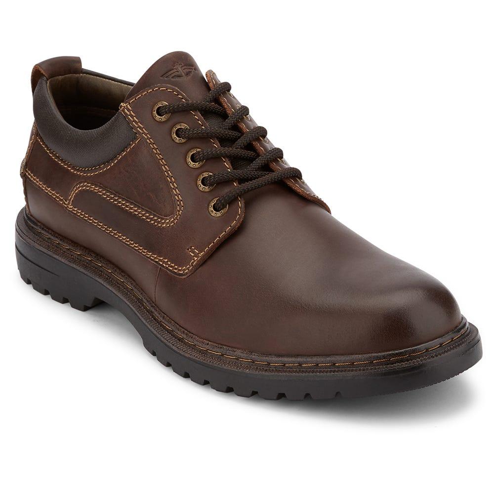Dockers Leather Overton Rugged Oxford in Red Brown