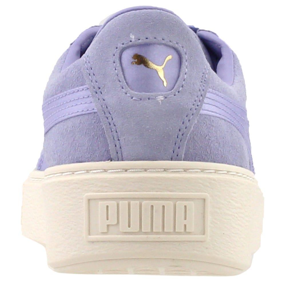 puma suede platform purple