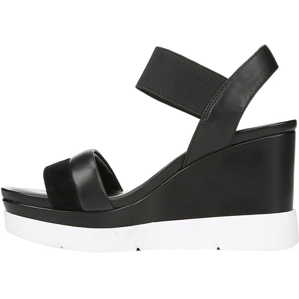 born lamium leather wedge slides