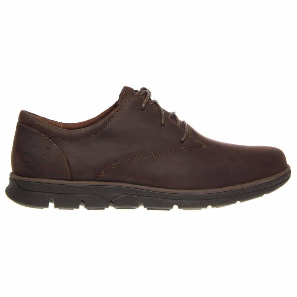 bradstreet plain toe oxford for men in dark brown