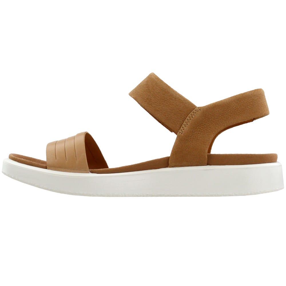 Ecco Leather Flowt Strap Sandal in Brown - Save 35% | Lyst