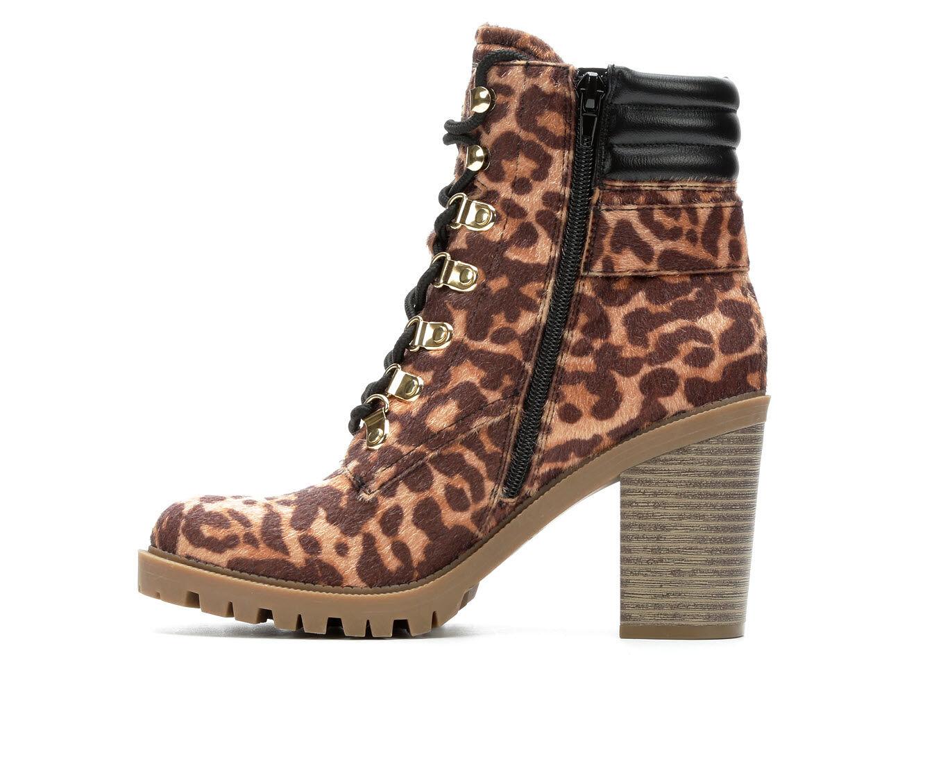 guess boots leopard