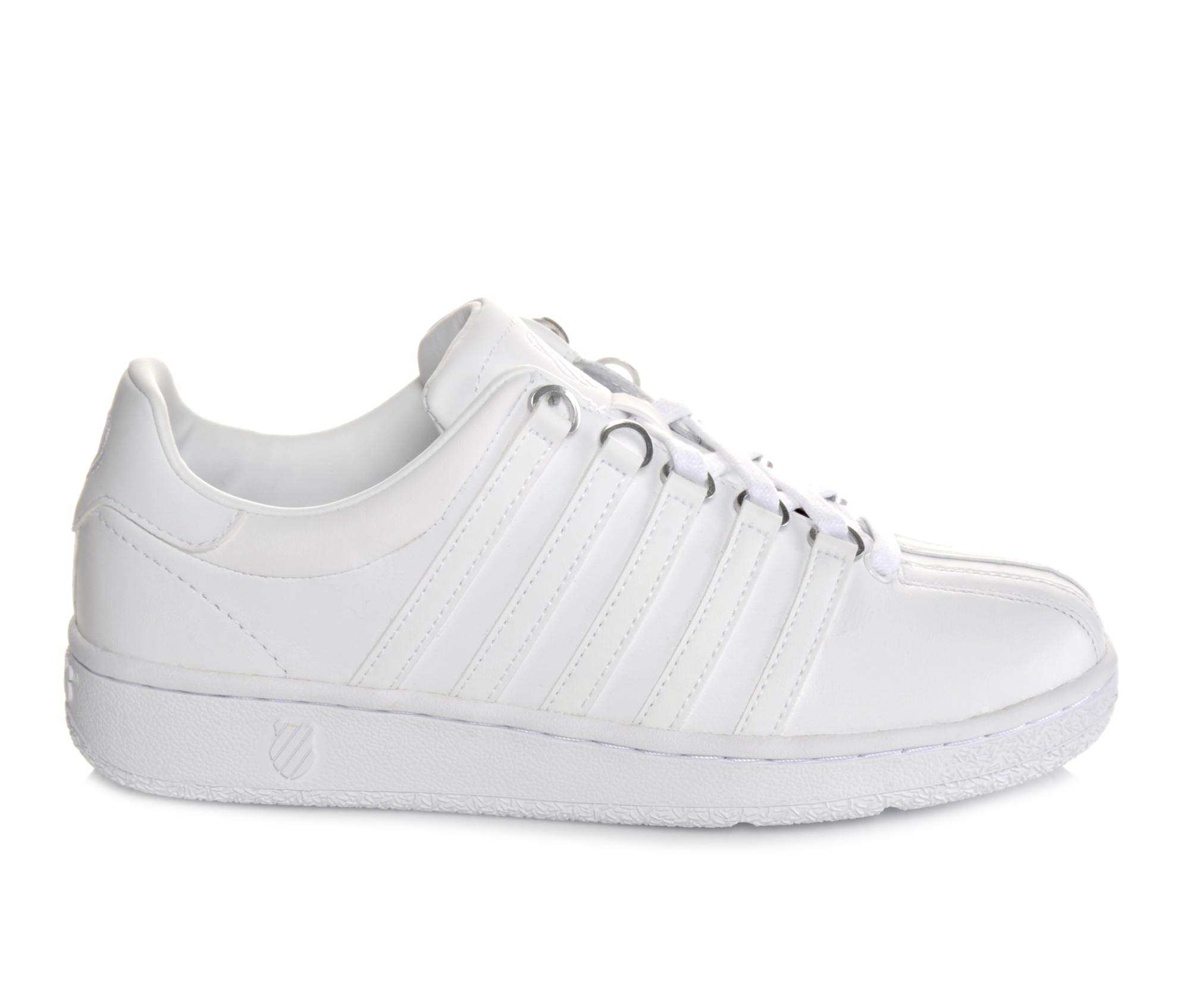 all white k swiss classics