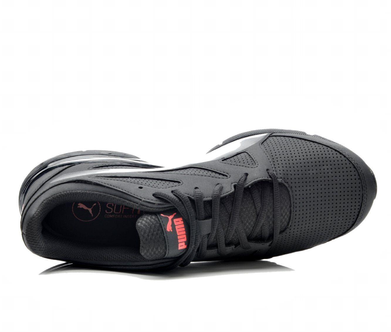 red and black puma shoes