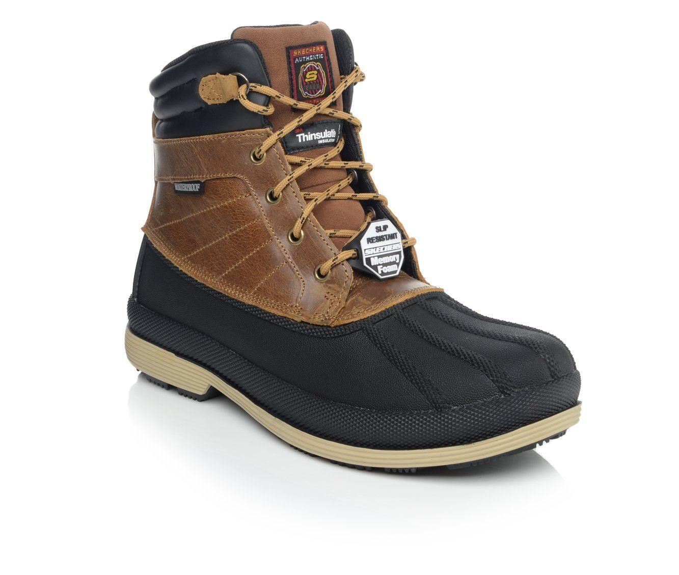 skechers work boots waterproof