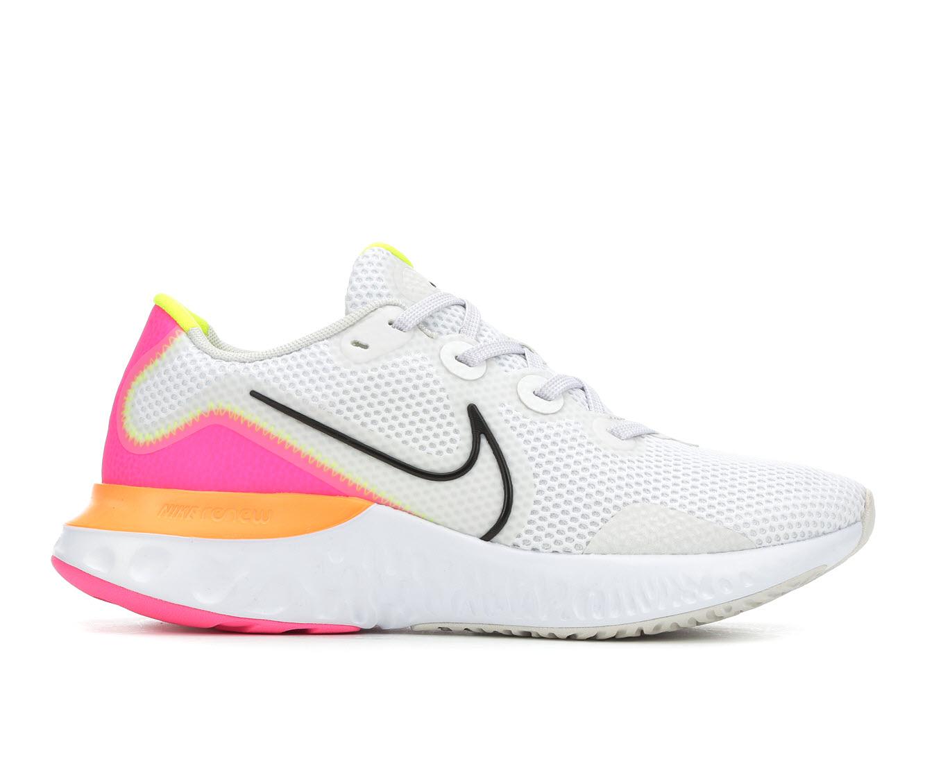nike renew white pink orange