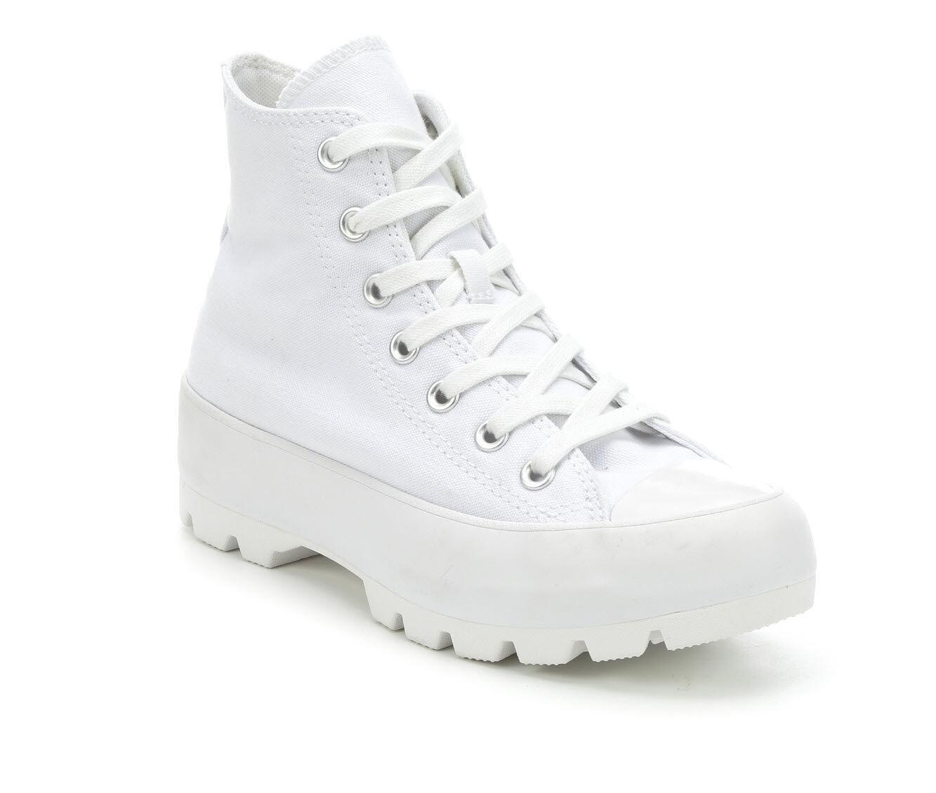 white chuck taylor all star lugged high top