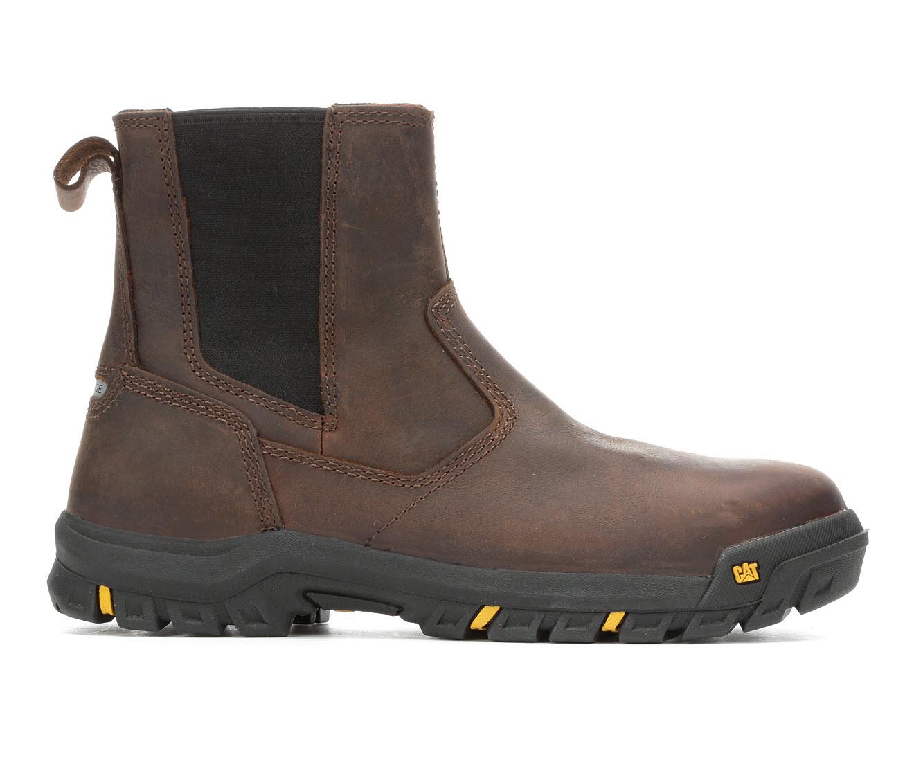 Caterpillar Synthetic Wheelbase Steel Toe Boot in Clay (Brown) for Men