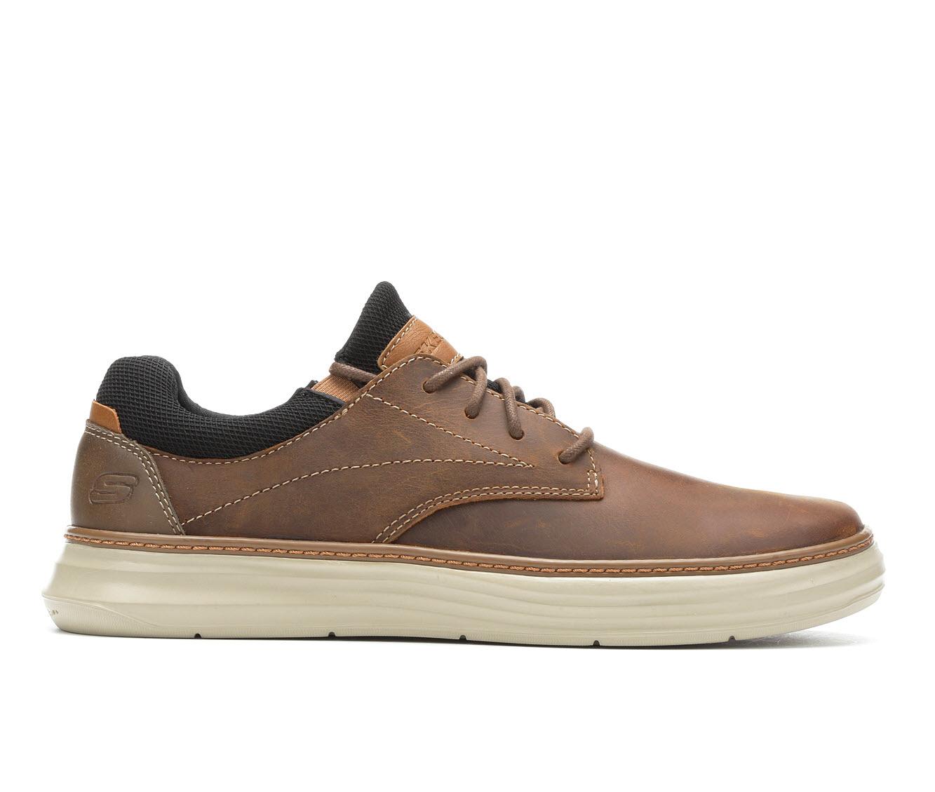 Skechers Rubber 66229 Soren Shoe in Brown Leather (Brown) for Men - Lyst
