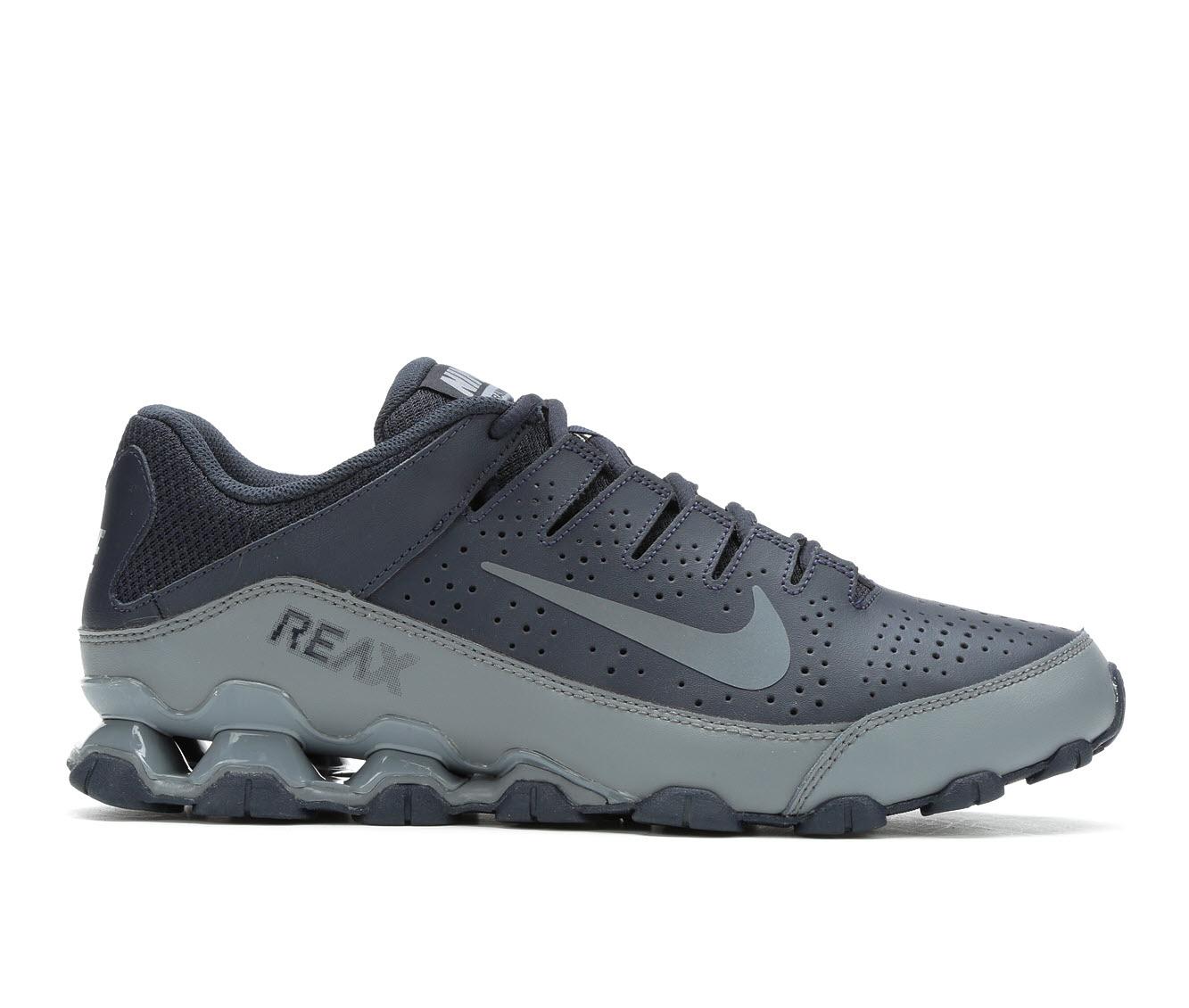 nike reax blue and black