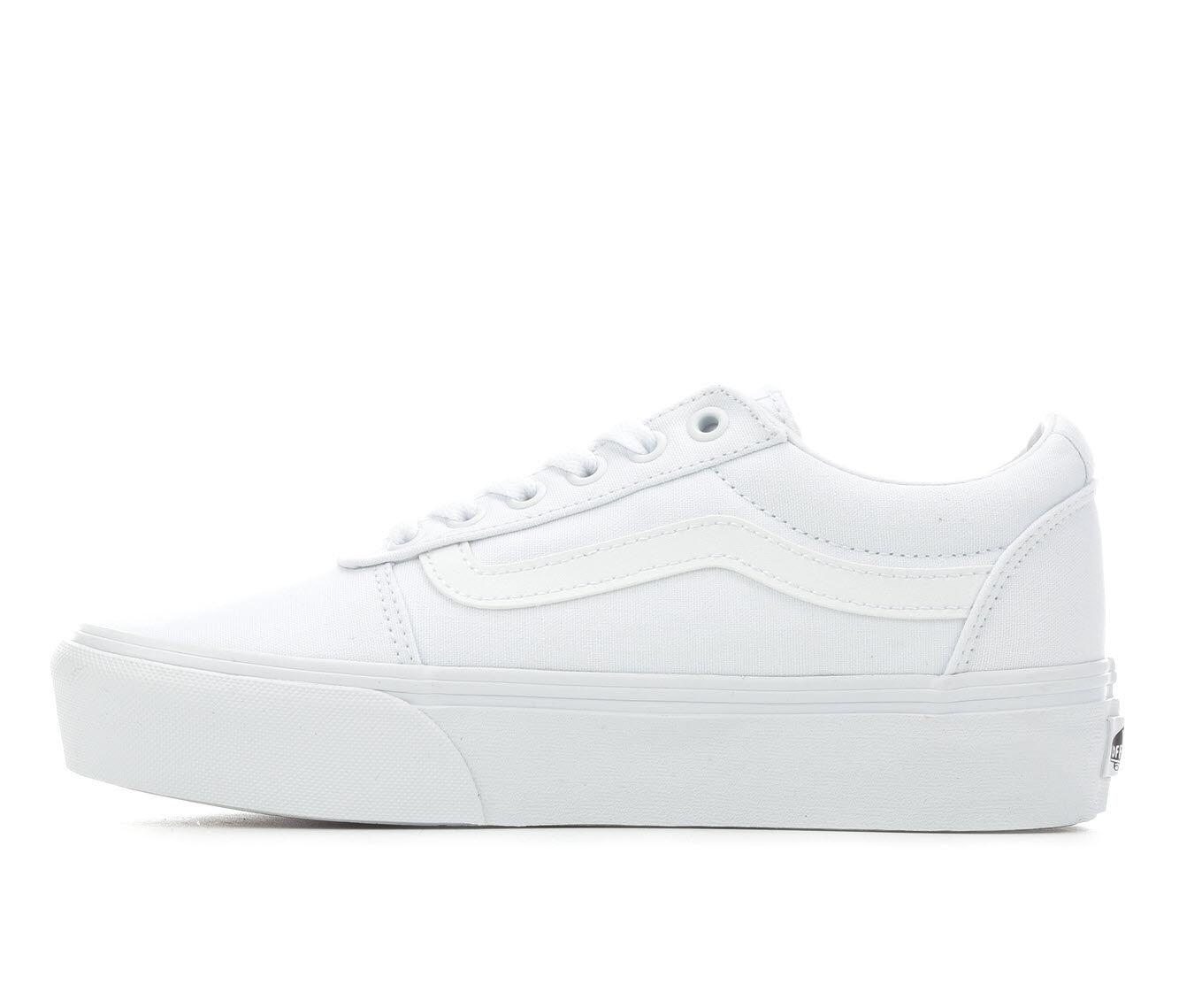 vans platform tennis shoes