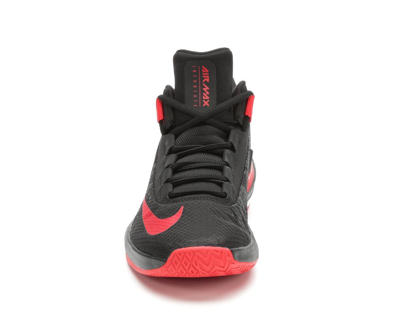 nike air max infuriate 2 mid black red