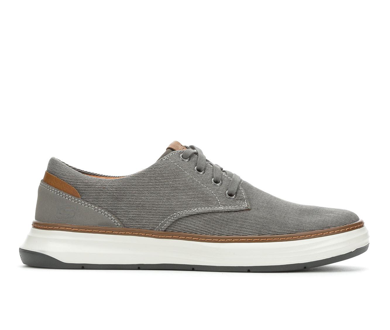 Skechers Canvas Ederson 65981 Shoe in Taupe (Gray) for Men - Lyst