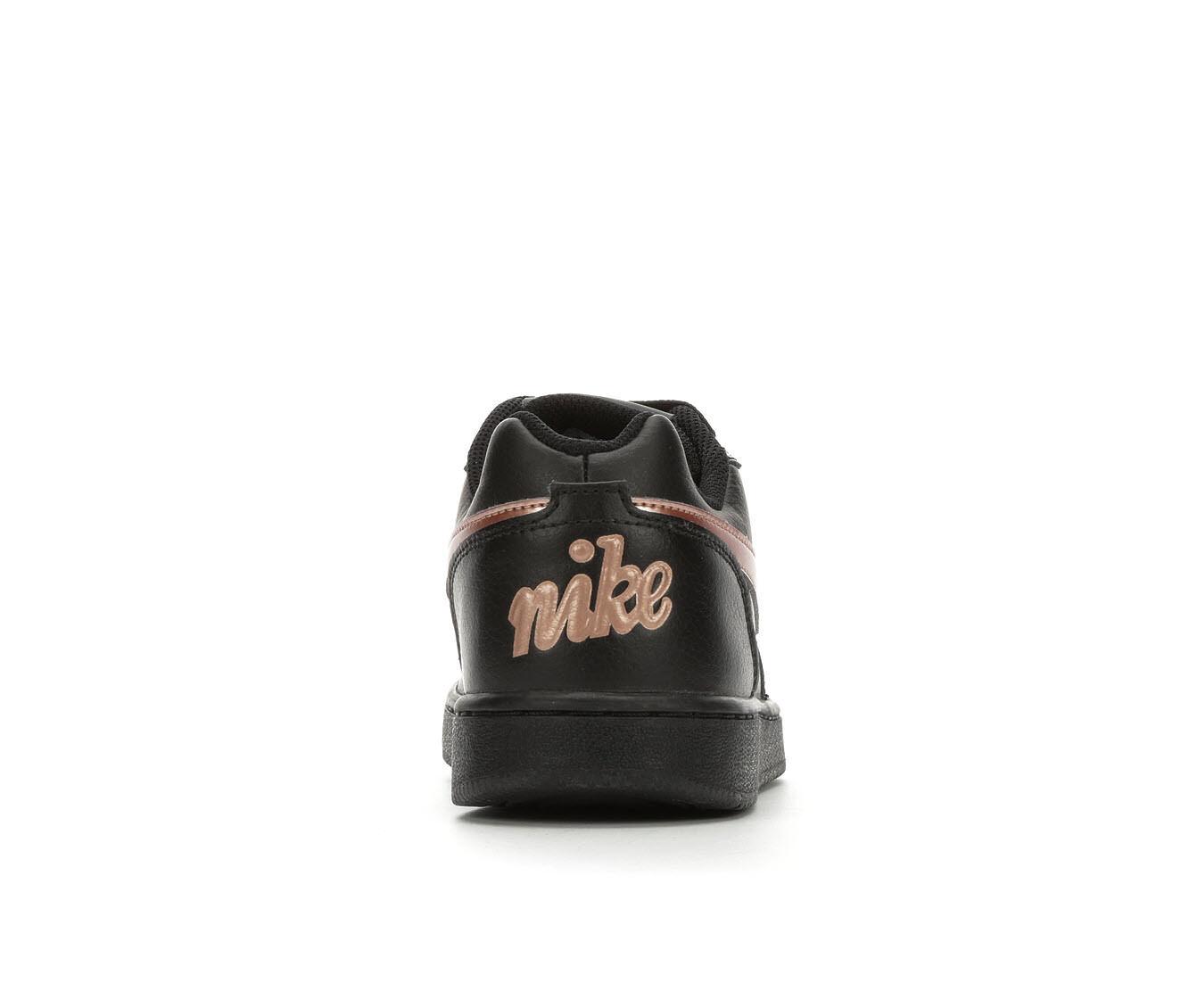 Nike Ebernon Low Athletic Shoe in Black 