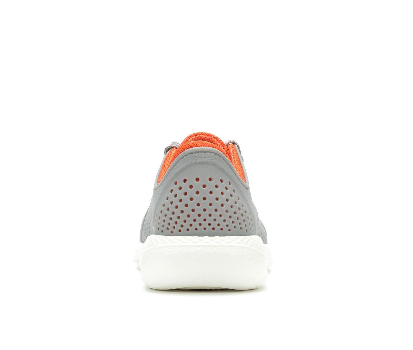 crocs grey orange