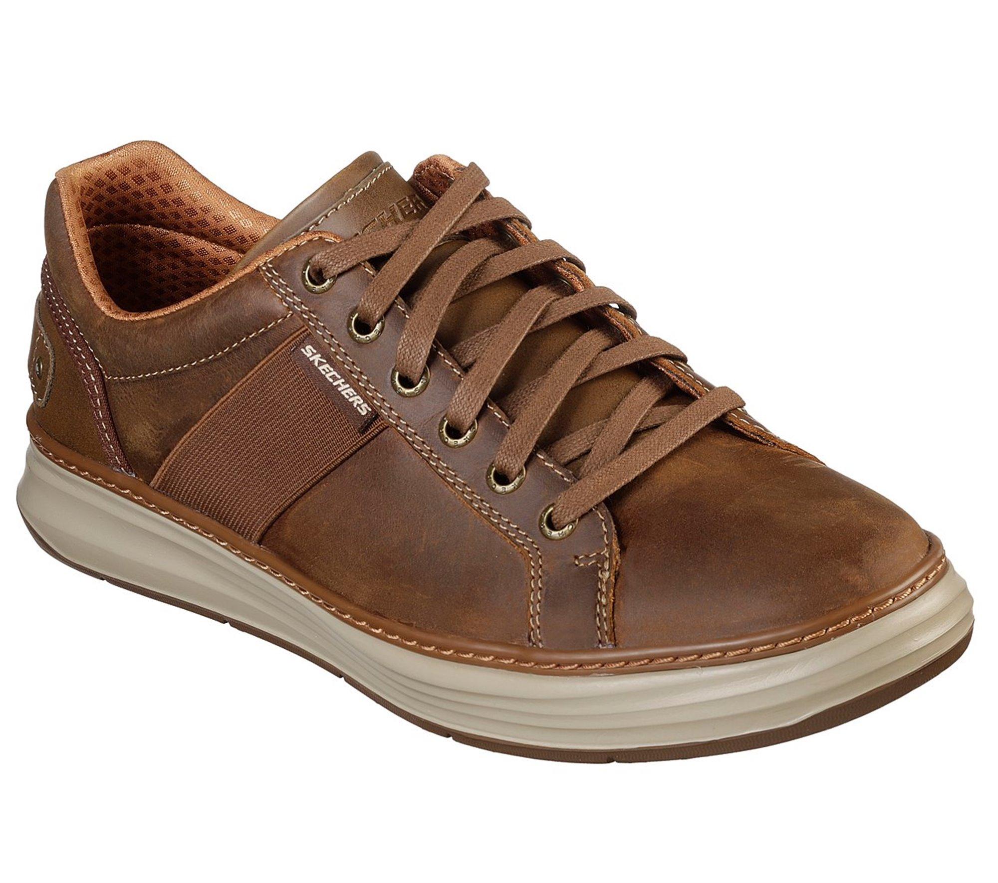 Skechers Leather Moreno Winsor in Brown for Men Lyst