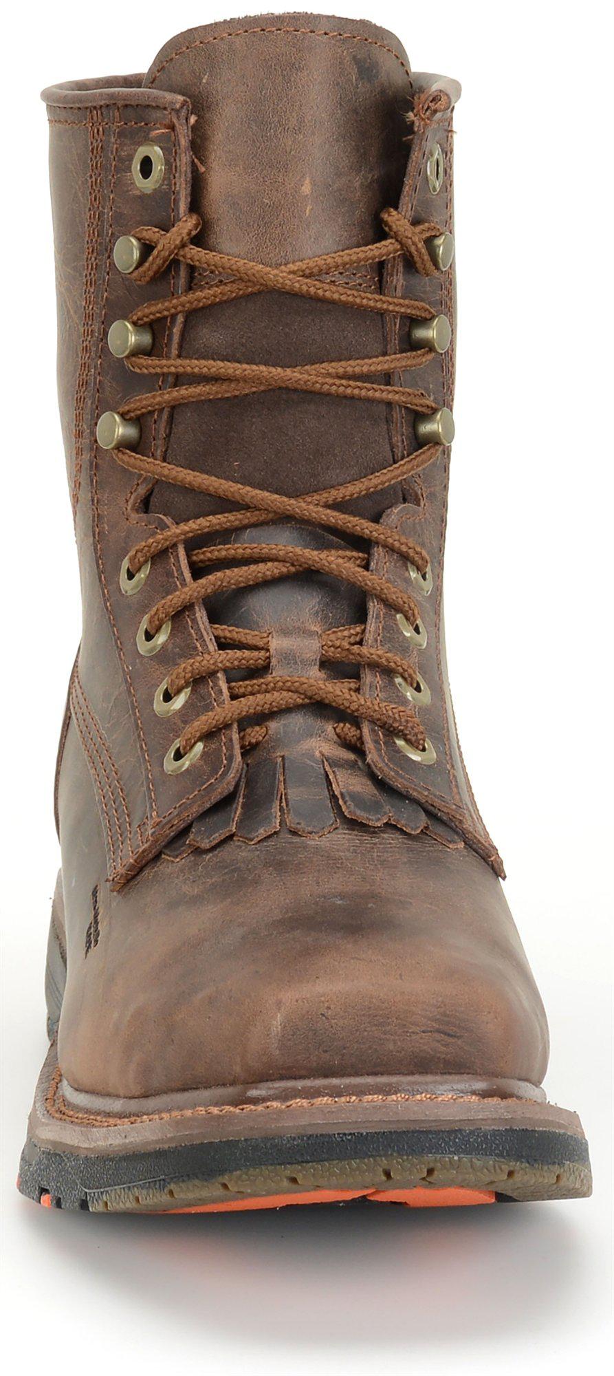 square toe lacer boots