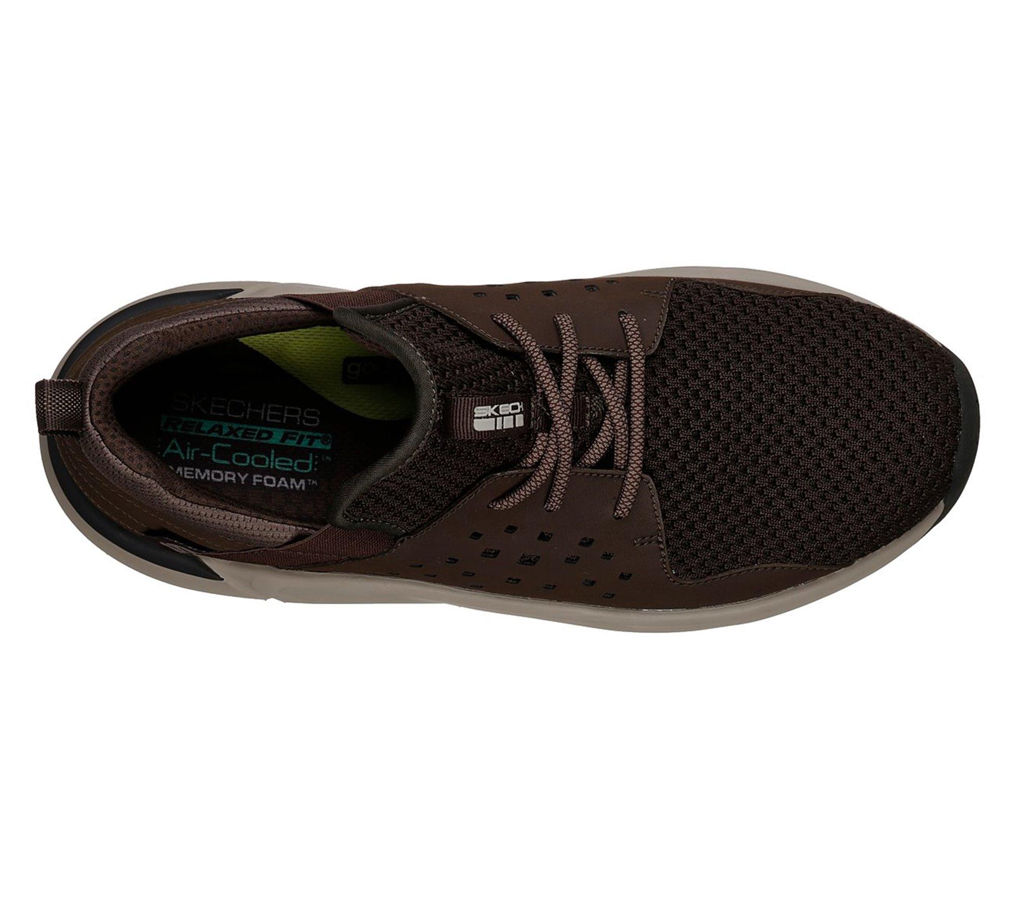 Skechers Synthetic Relaxed Fit: Verlan - Ronder in Brown for Men - Lyst