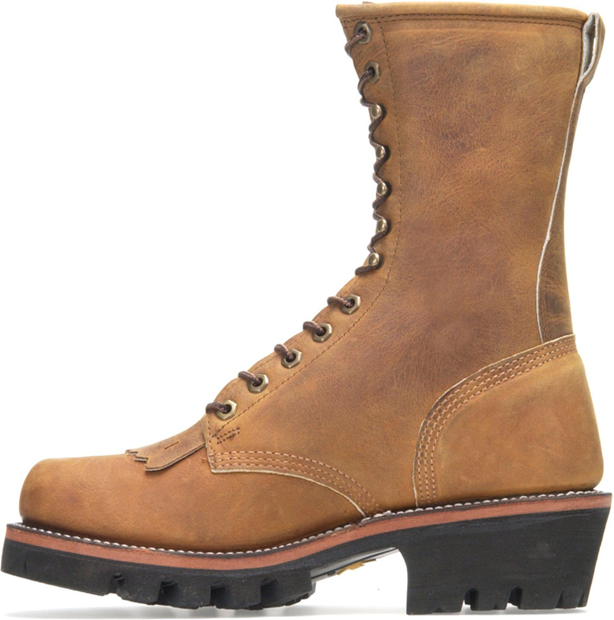 10 inch logger boots