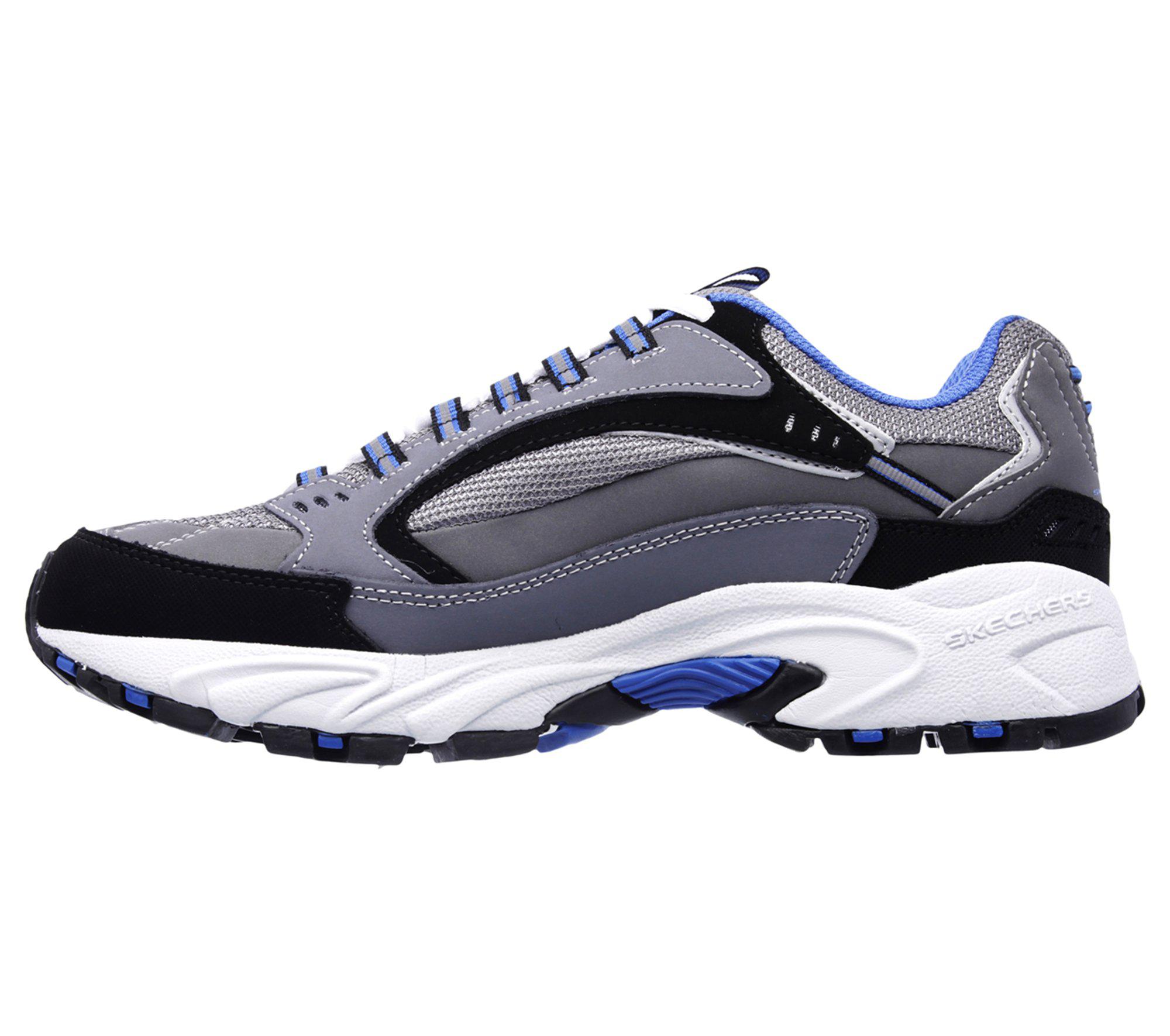 Skechers Leather - Cutback in Gray (Blue) for Men - Lyst