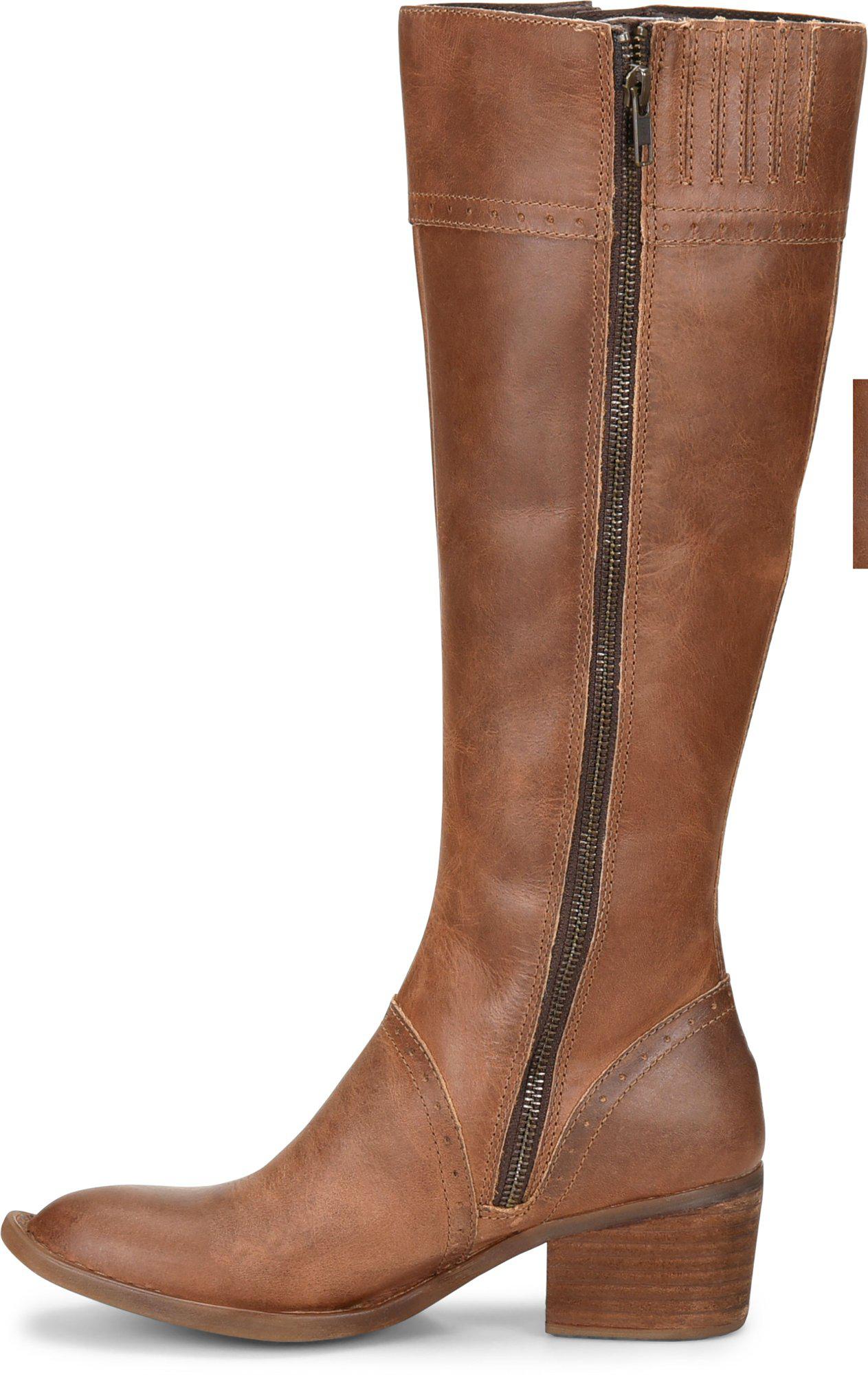 born poly tall boots