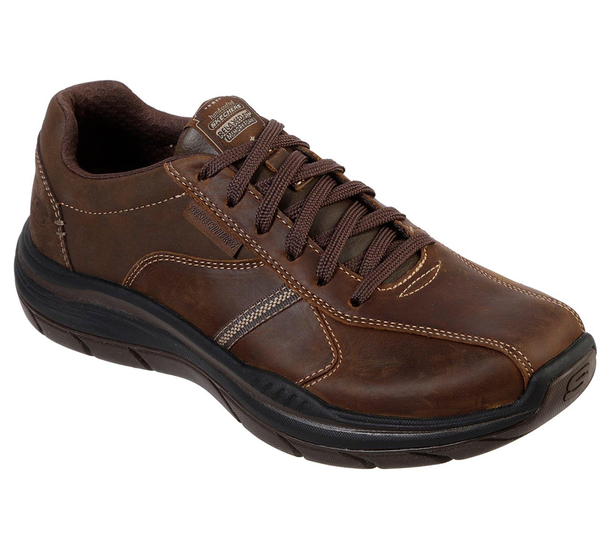 Skechers Leather Relaxed Fit: Expected 2.0 - Belfair in Brown for Men ...