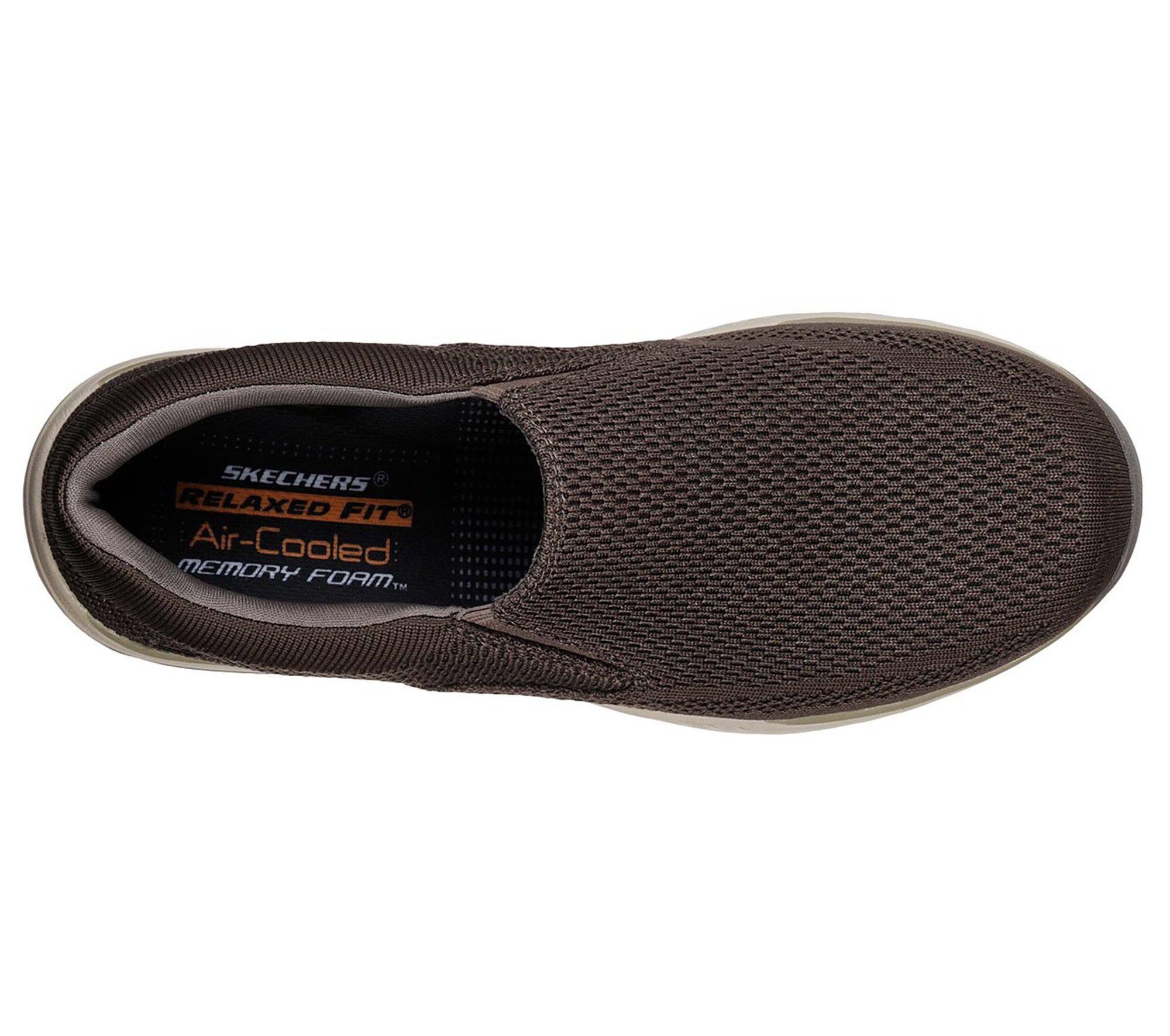 skechers memory foam olive