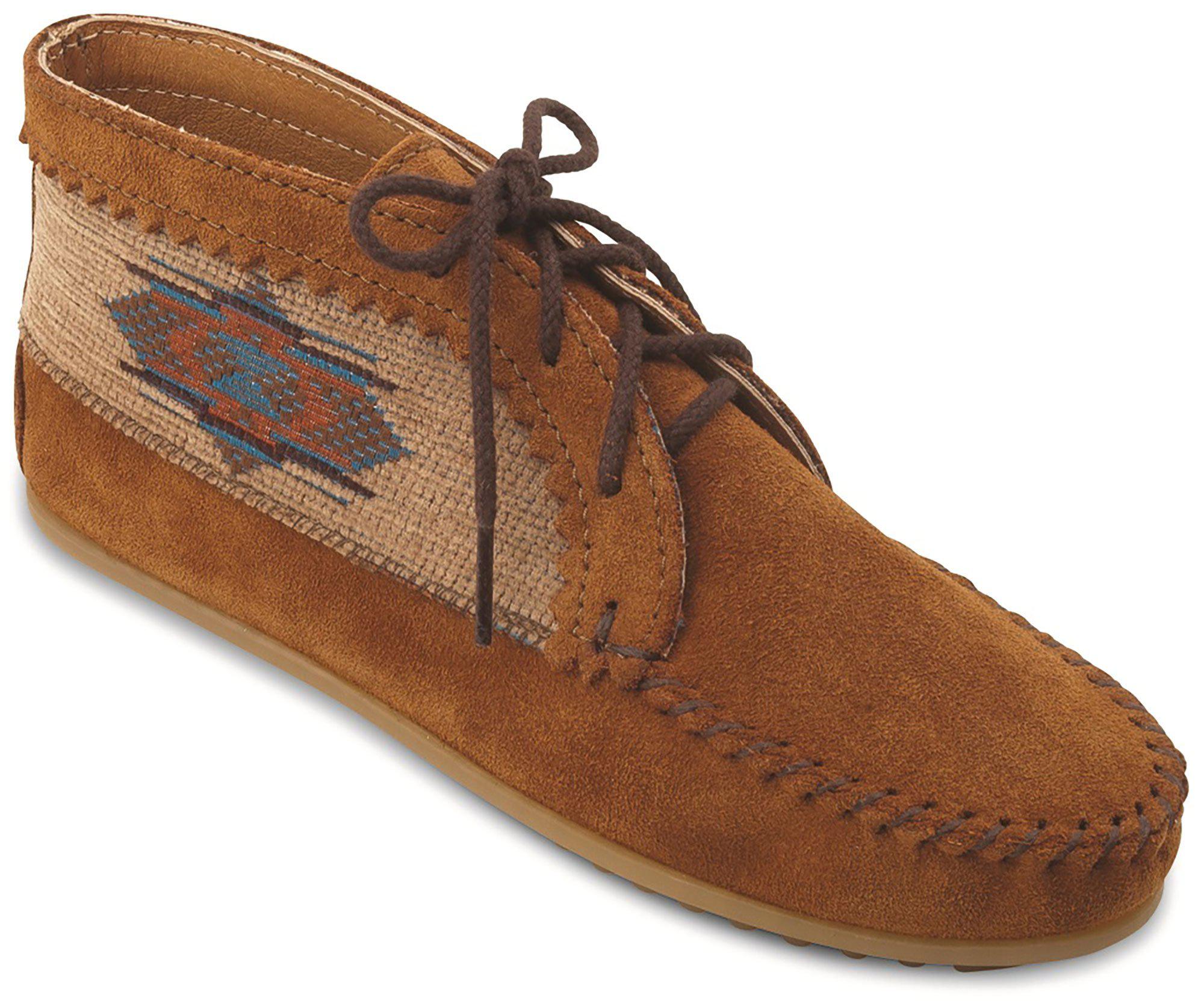 Lyst - Minnetonka El Paso Ankle Boot in Brown