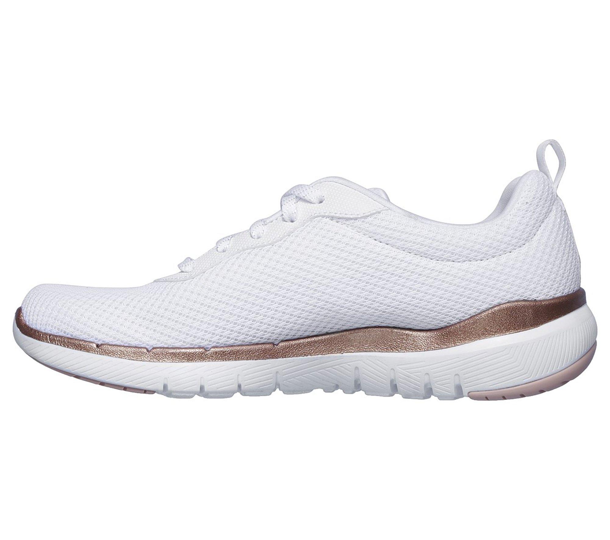 skechers flex appeal 3. white