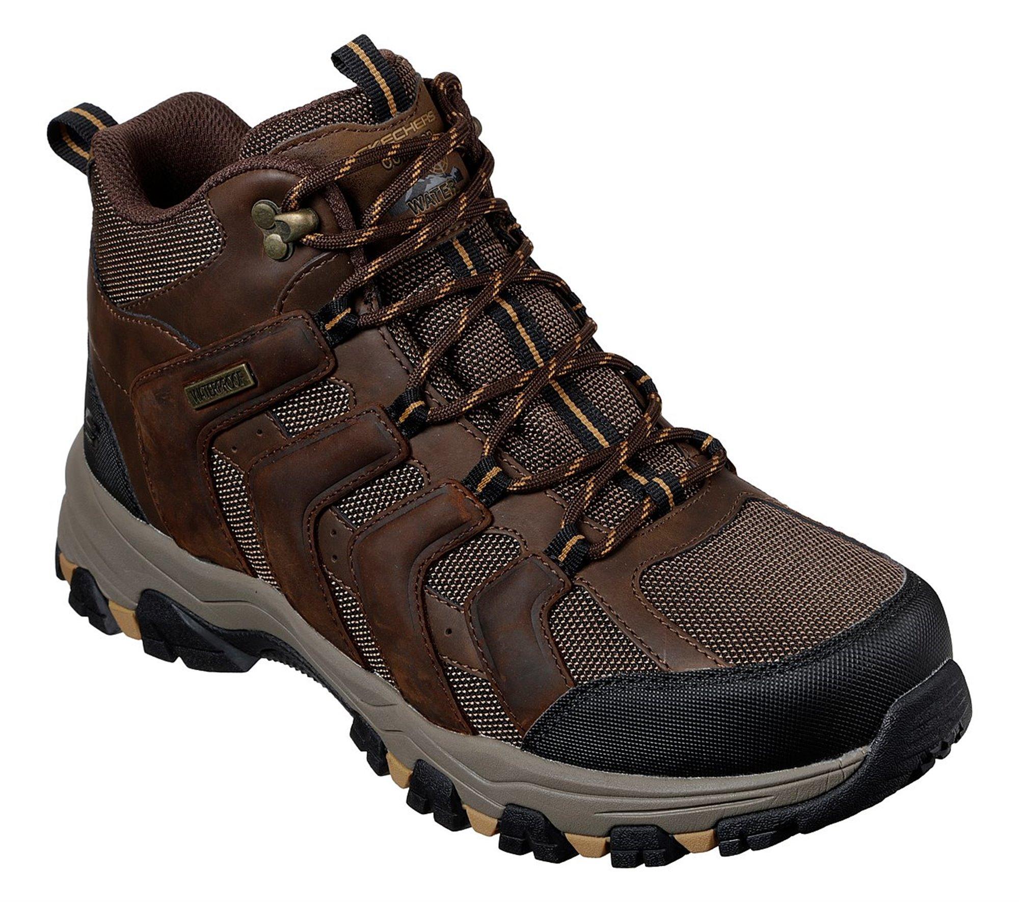 skechers relaxed fit selmen cormack men's waterproof trail sneakers