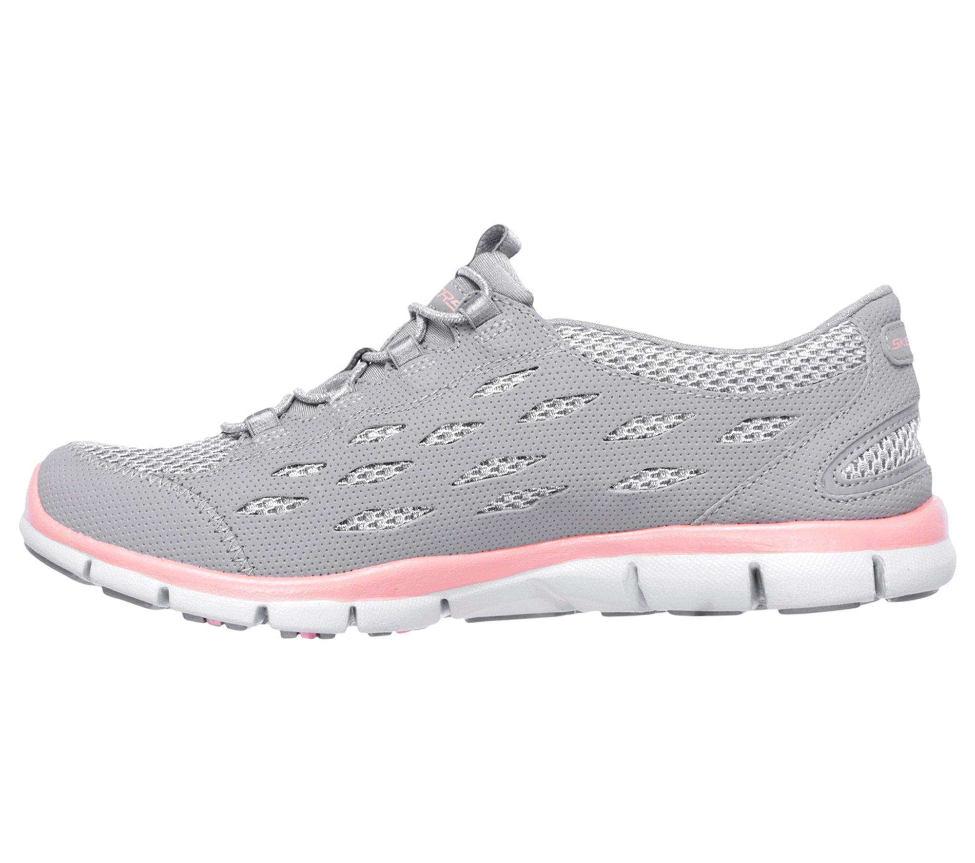 Skechers Synthetic Gratis-breezy City Sneaker in Gray/Coral (Gray) - Save  41% | Lyst