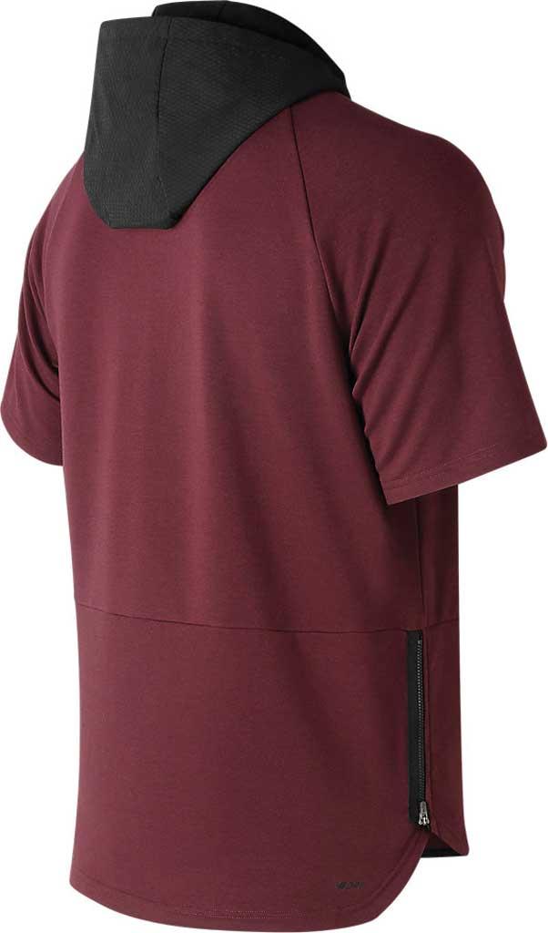burgundy new balance shirt