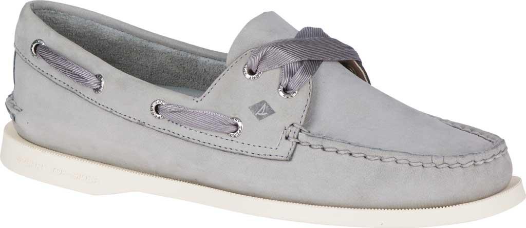 sperry satin lace boat shoe