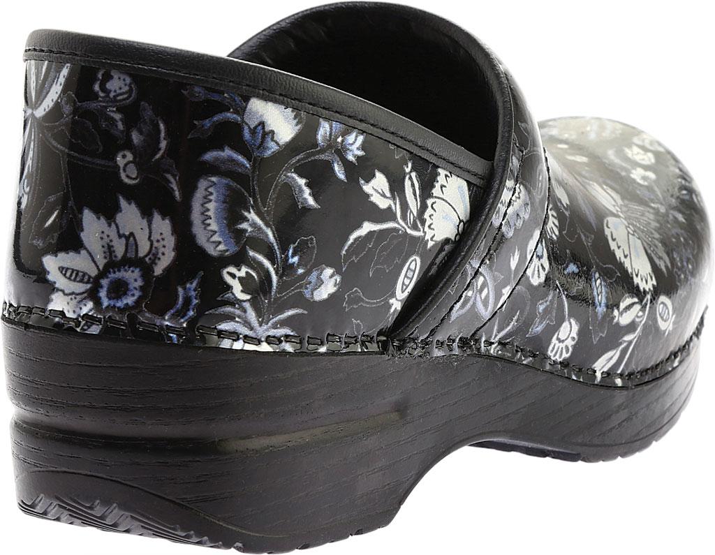 dansko floral metallic patent