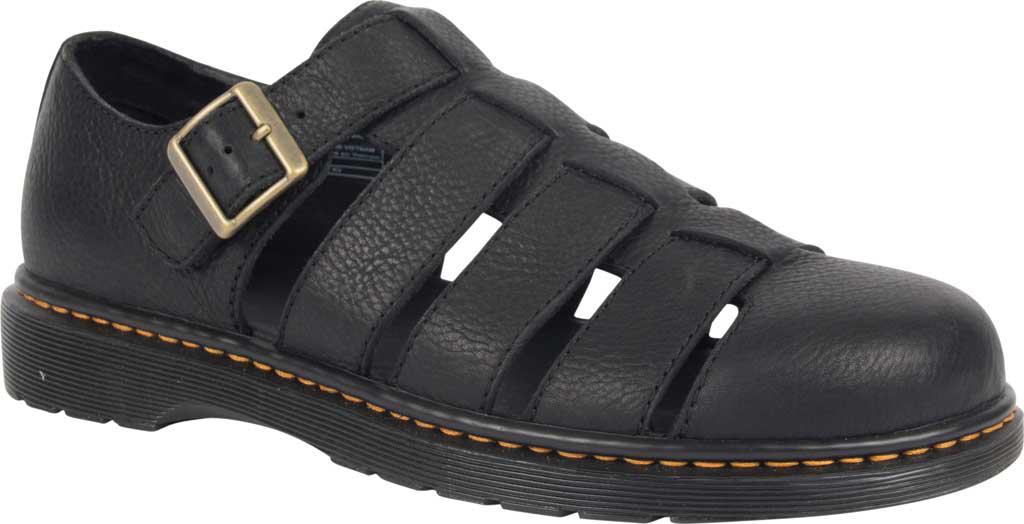 Dr. Martens Leather Fenton Fisherman Sandal in Black for Men - Lyst